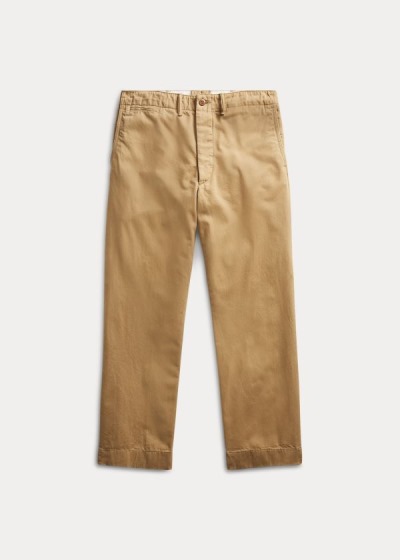 Pantalones Chinos Ralph Lauren Hombre Kaki - Cotton Field - CIAGL9681